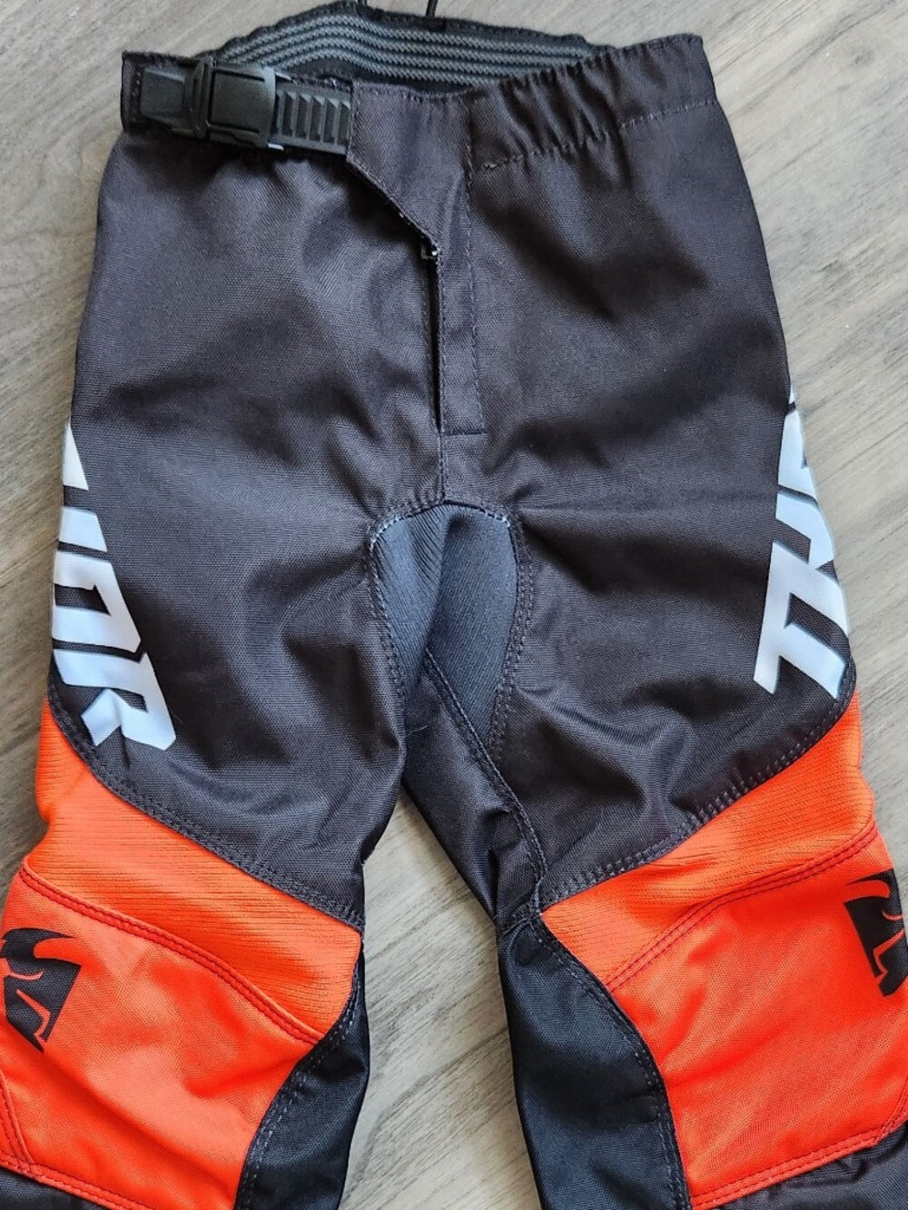 Thor Kids Black & Orange Motocross Riding Gear Pants Size 20 Youth